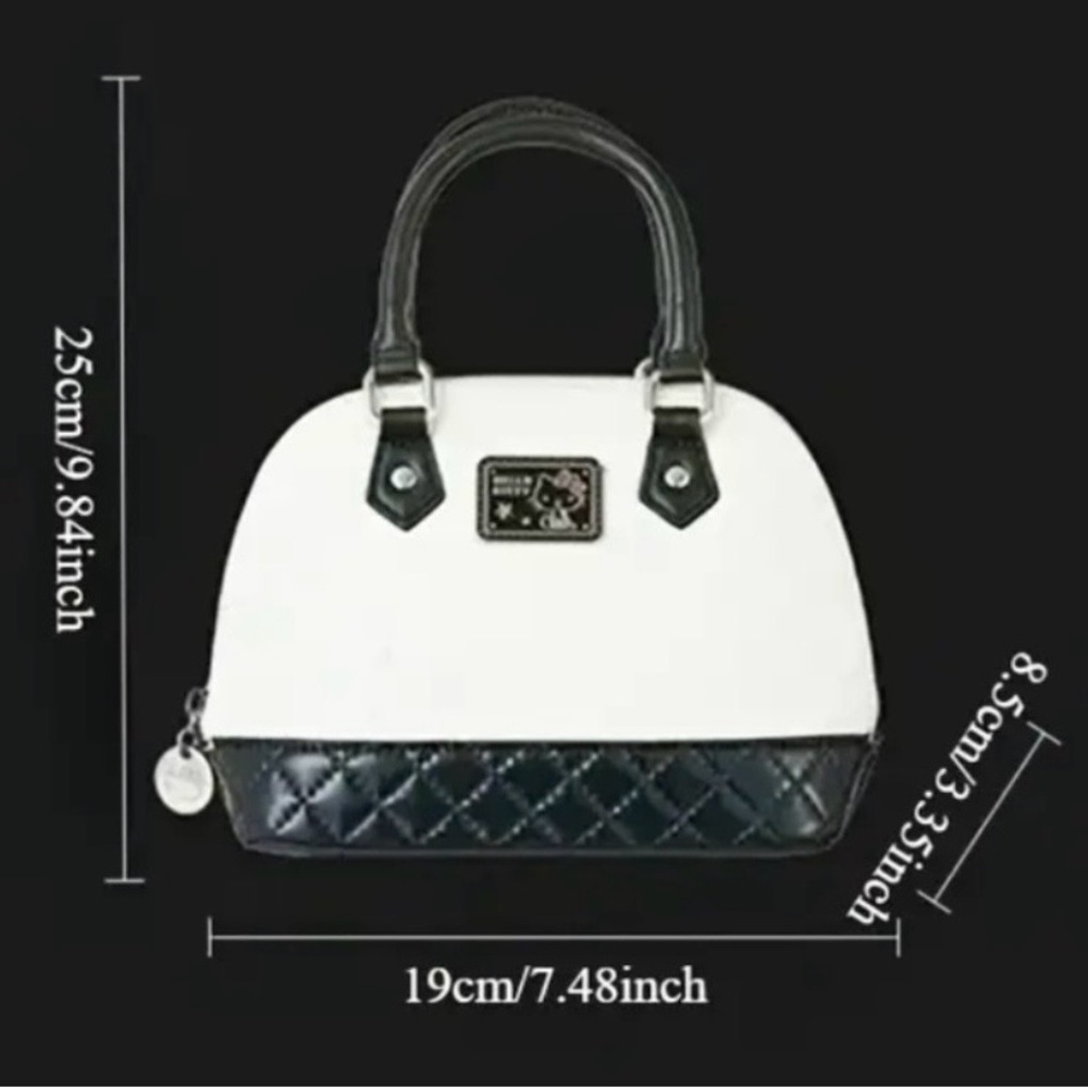 Hello Kitty Black and Cream Satchel - Picture 7 of 7